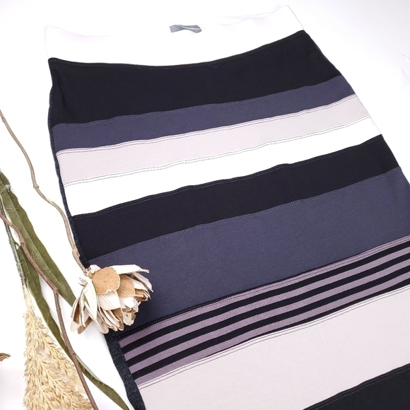 Annie Thompson Kate Chic Skirt Sz M (Special Make 1 of 13 ) Grey Cream S… - Picture 9 of 13